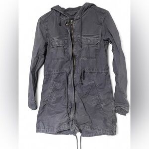 American Eagle Outfitters Charcoal Utility Jacket